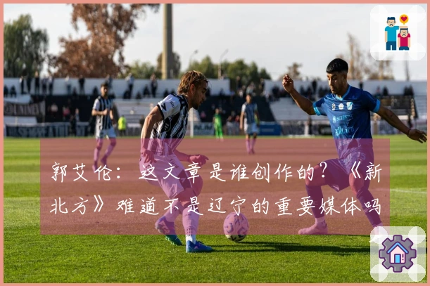 郭艾伦：这文章是谁创作的？《新北方》难道不是辽宁的重要媒体吗？不可能是他们写的吧。